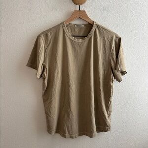 Buck Mason Tan Crew Neck Tshirt
